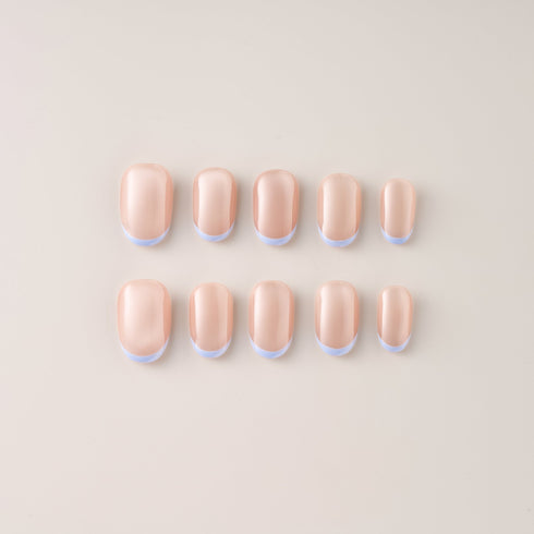 Periwinkle French Kiss - Short, Round