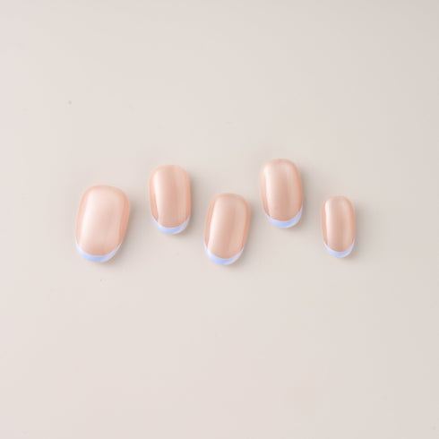 Periwinkle French Kiss - Short, Round