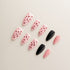 Pink Leopard Rose Gold Glitter - Long, Almond