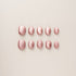 Rose Gold Metallic Shimmer - Short, Round