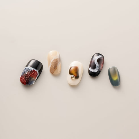 Rustic Geode Pearl Mosaic - Short, Round