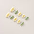 Sage Blossom Pressed Petal - Short, Round