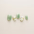 Sage Green 3D Flower Confetti - Short, Square