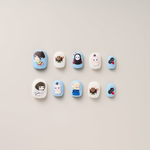 Spirited Away Chibi - Short, Square