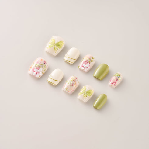 Spring Garden Flutter - Short, Square