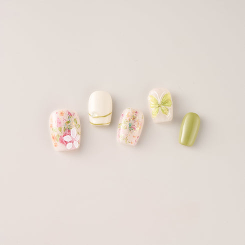 Spring Garden Flutter - Short, Square