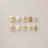 Spring Rose Butterfly Olive - Short, Square