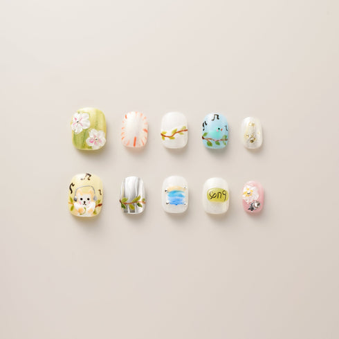 Spring Song Bear Garden - Short, Round