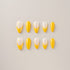 Sunshine Daisy French Tips - Long, Almond