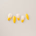 Sunshine Daisy French Tips - Long, Almond