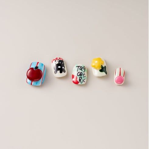 Sweet Kitty Pop Art - Short, Square
