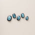 Teal Blue Cat Eye Shimmer - Short, Square