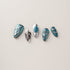 Teal Silver Liquid Chrome - Long, Almond