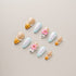 Tiger Stripe Tropical Lily - Long, Almond